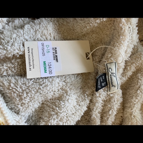 Mismash Spain Hoodie W Pom Poms Ploce Jkt Sz M NWT - Picture 5 of 6